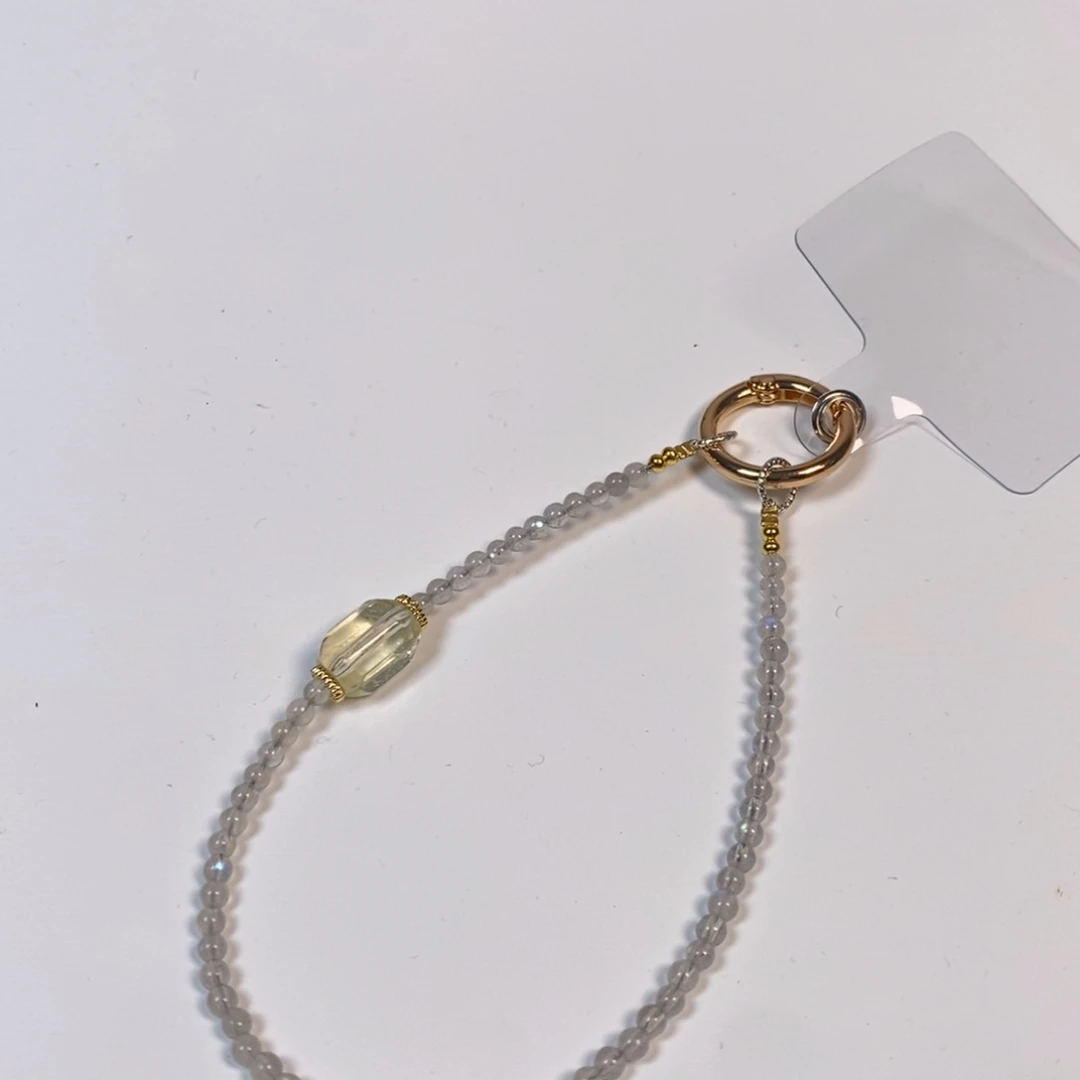 手机链灰月光黄水随行