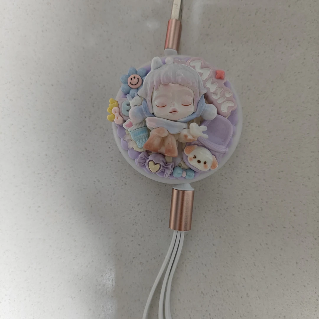 〖充电线、冰箱贴、磁吸开瓶器〗奶油胶DIY手工