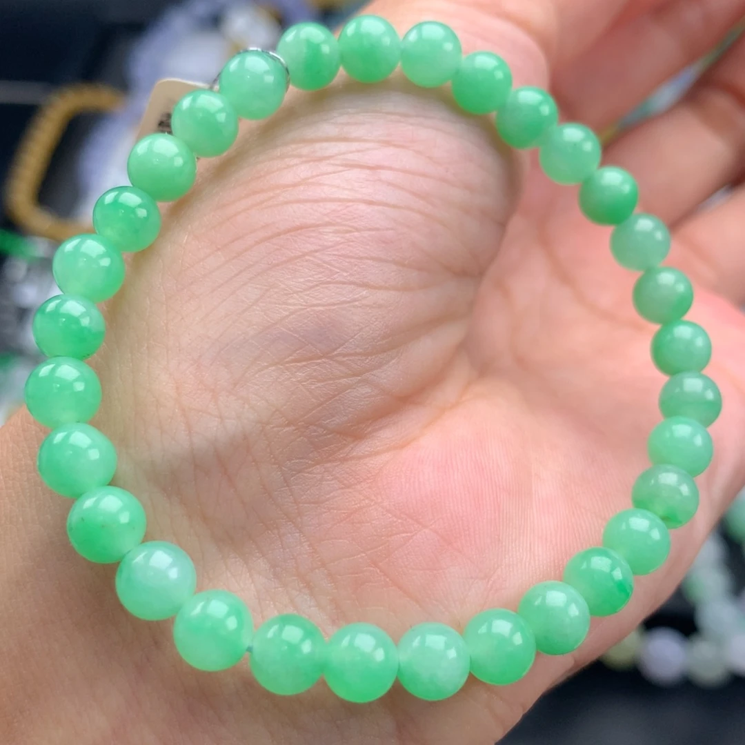 翡翠未镶嵌毛衣链