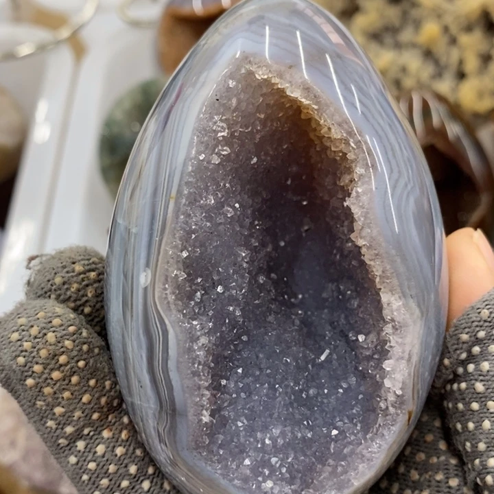 紫晶未镶嵌珠宝半成品