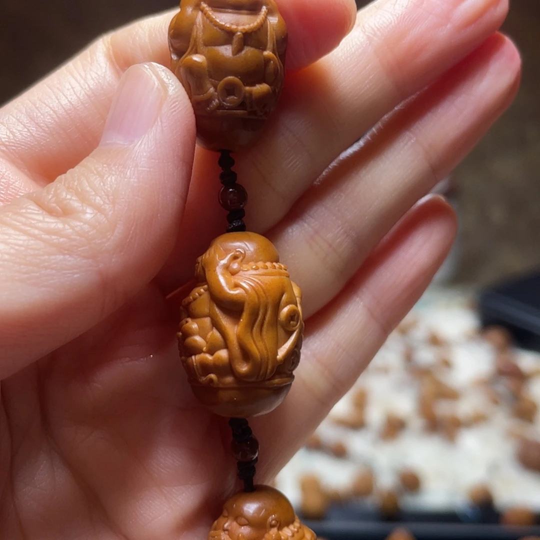 橄榄核手串/手链橄榄核 三不