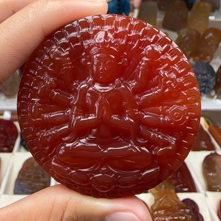 吃***睡玛瑙/玉髓未镶嵌颈饰