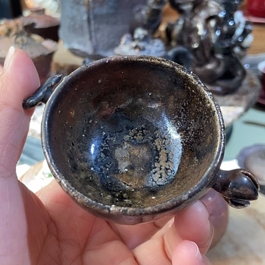 杯微瑕 柴烧裸烧手作品