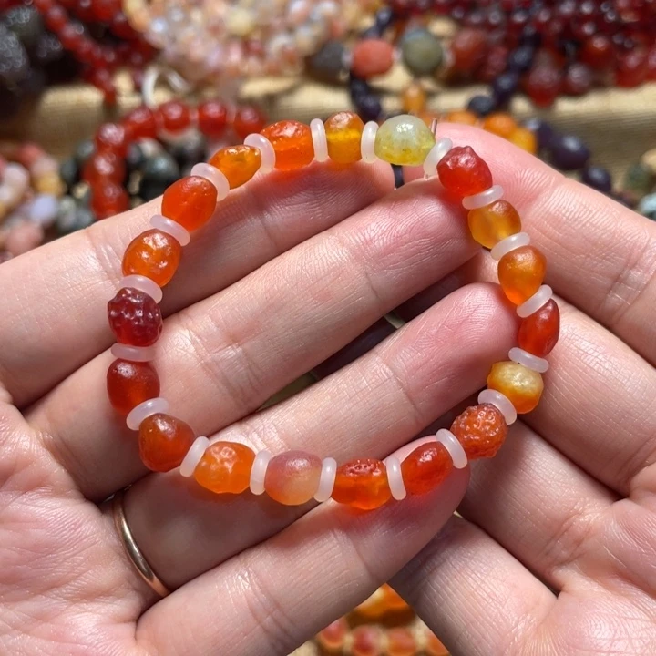 玛瑙/玉髓合金手链