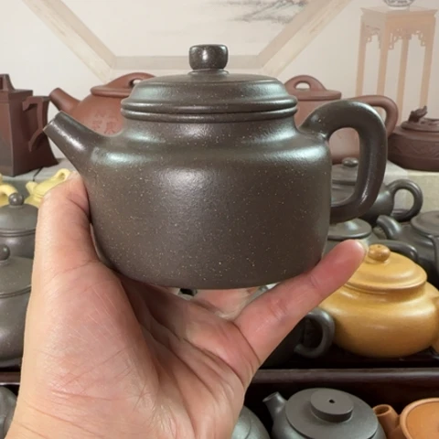 茶壶紫砂梨皮天青230cc