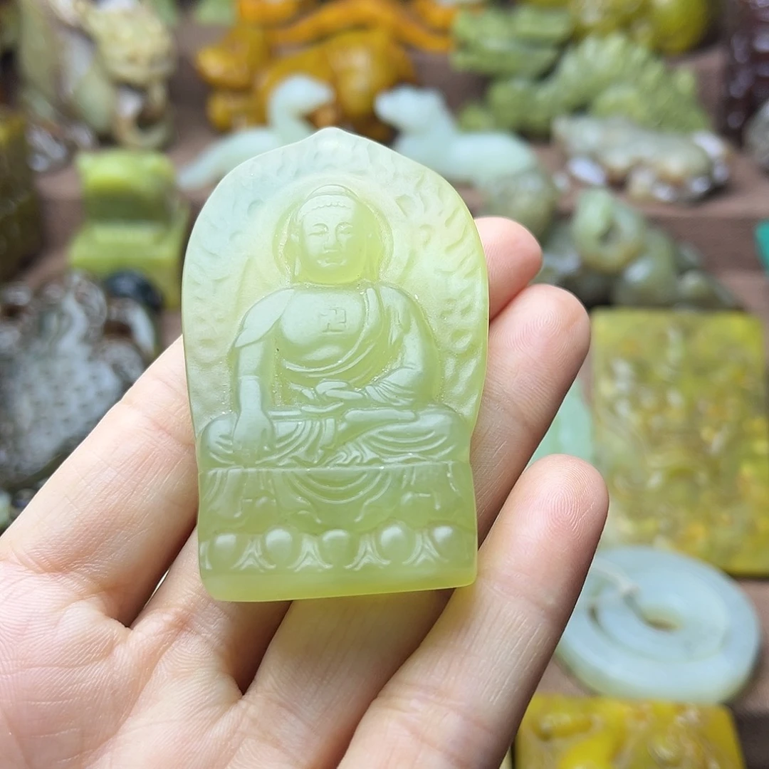 白玉菩提吊坠12。。