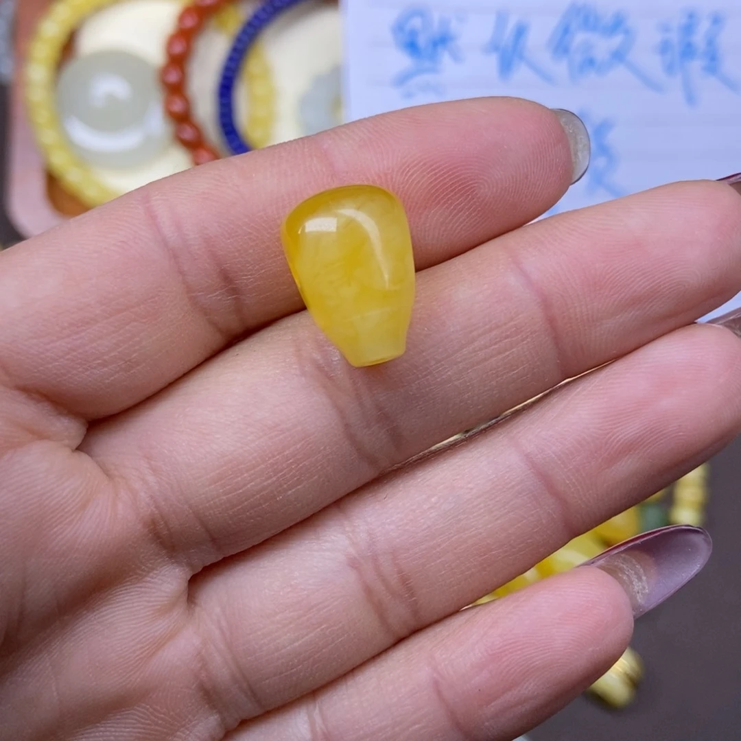琥珀手链未镶嵌o****r三通11