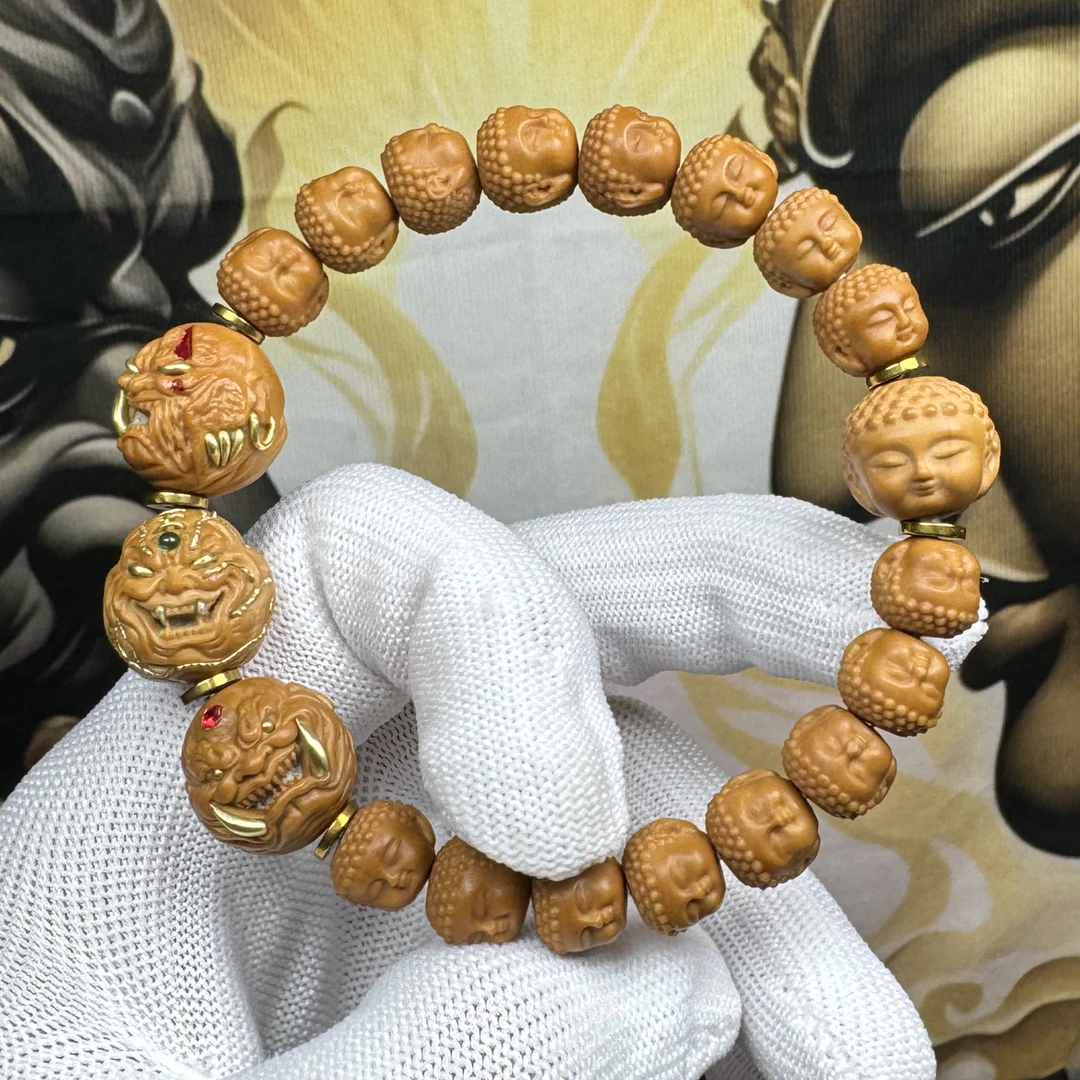 【宝宝佛】猴头手串精工精品宝宝佛搭配单颗全网火爆