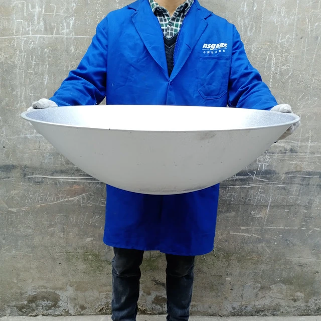 尖底铝炒锅老式手工加厚家用铝制汤锅天锅农村柴火灶铝锅不生锈