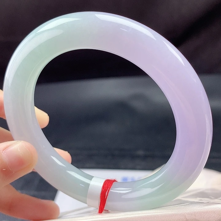 翡翠未镶嵌手镯58胖