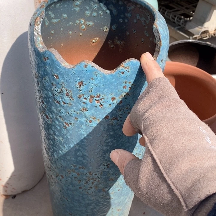 紫砂花盆0210瑕——84瑕