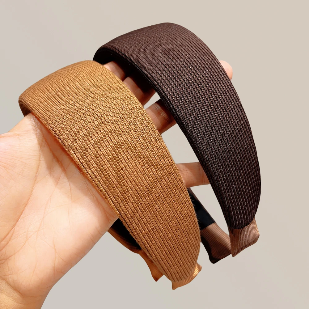 日韩简约风少女风轻职风女发箍秋冬发饰宽边头饰发捆气质网红百搭