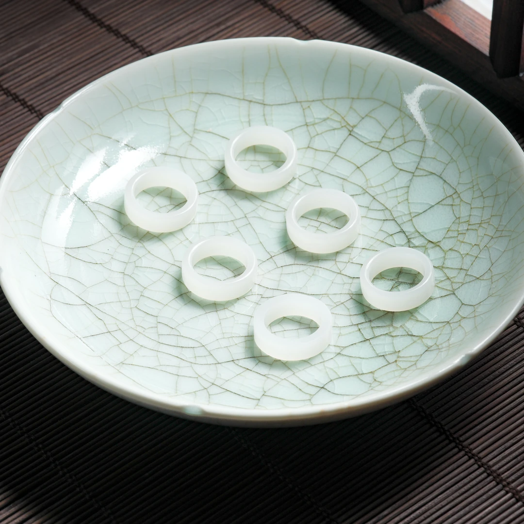 『博姐臻选』·留白丨和田玉白玉羊脂典藏级戒指*J1964多样性发其