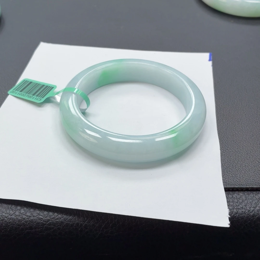 翡翠未镶嵌手镯翡翠手镯30号