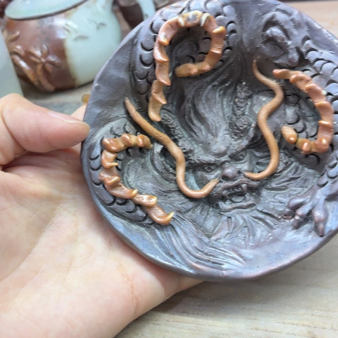 陶园柴烧，精品高货932泥纹