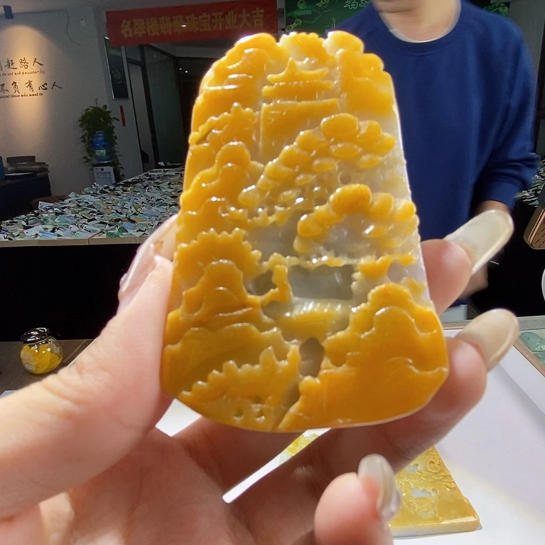 颈饰未镶嵌翡翠翡翠