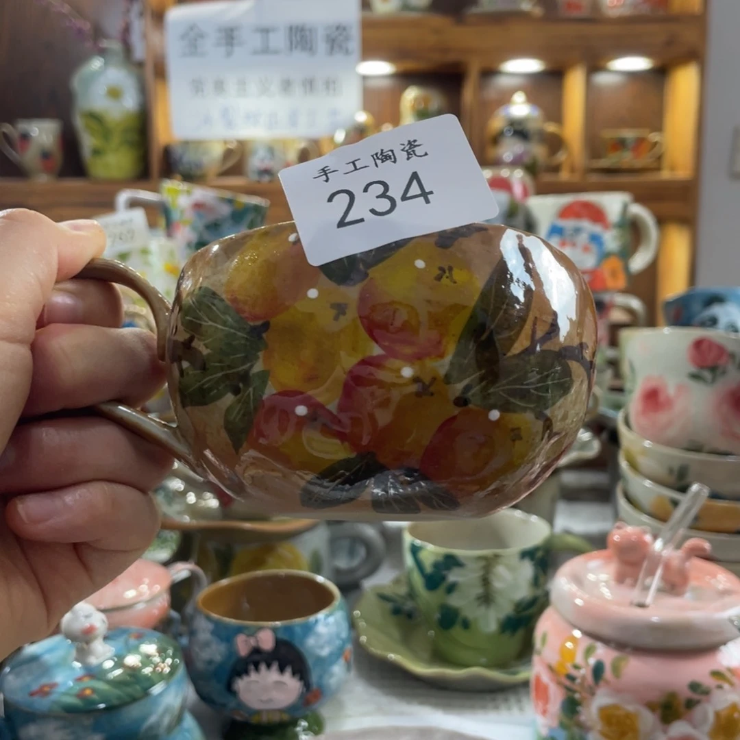 景德镇手工陶瓷杯234