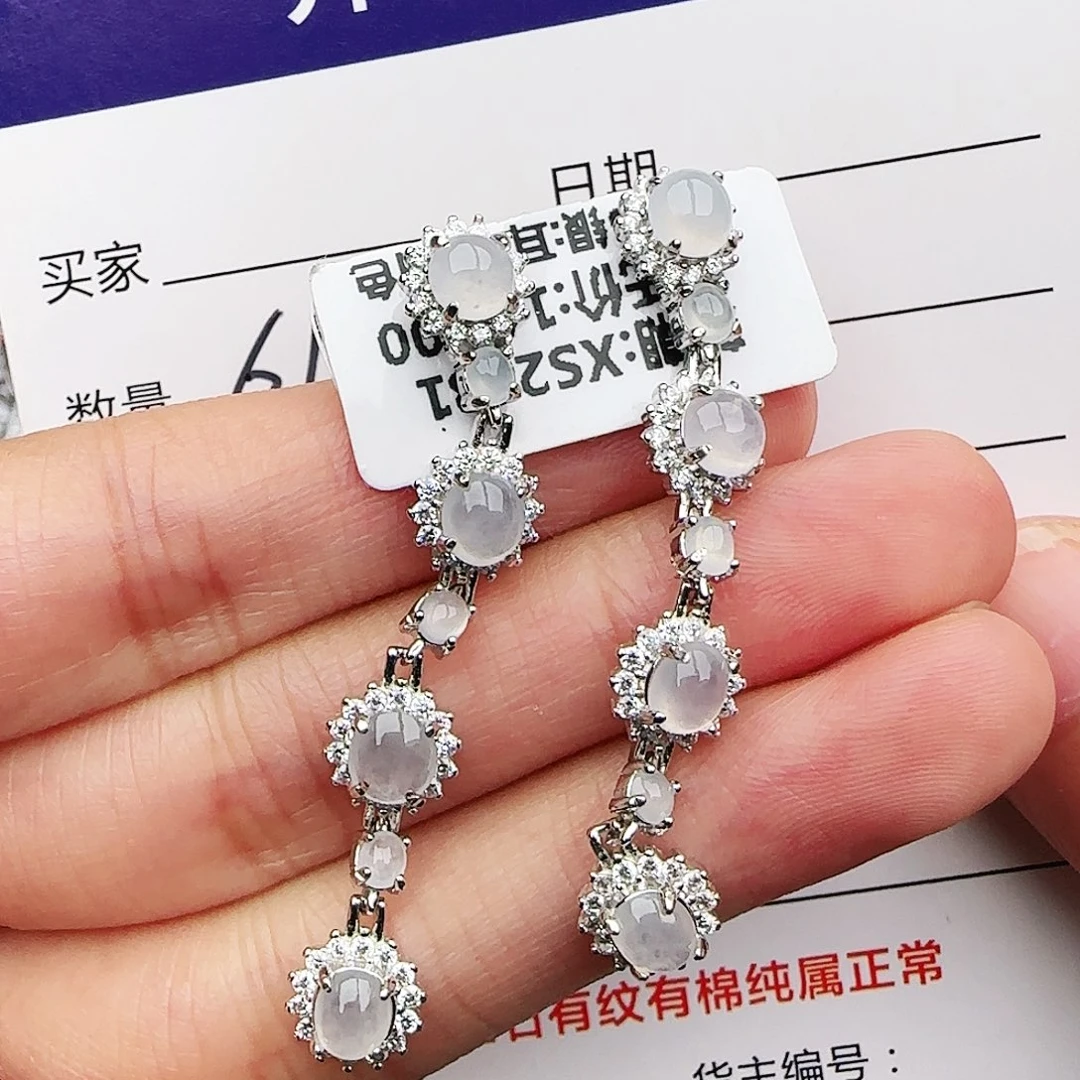 银S925镶嵌戒指翡翠戒指