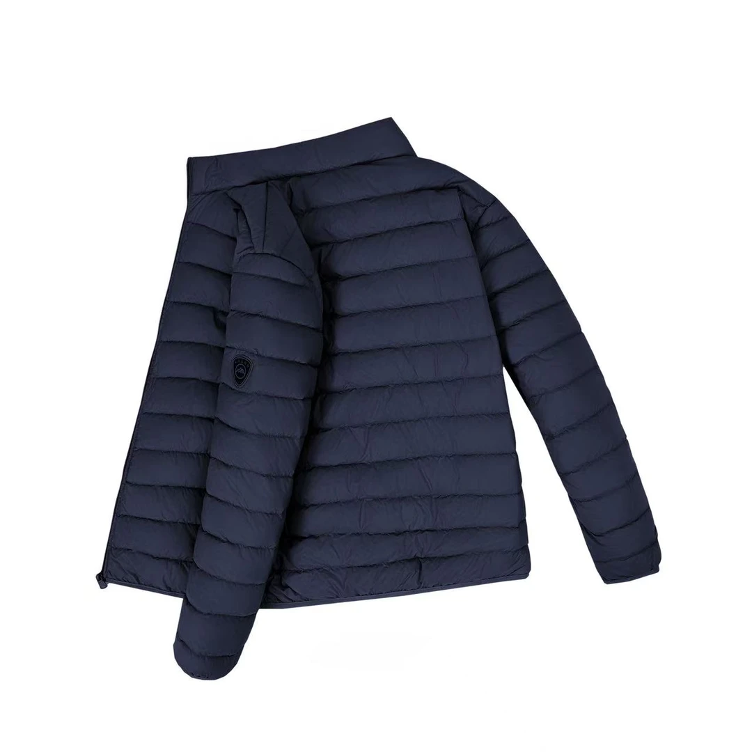 亚兰奴2025年男款白鸭绒羽绒服轻薄款男款立领轻便保暖