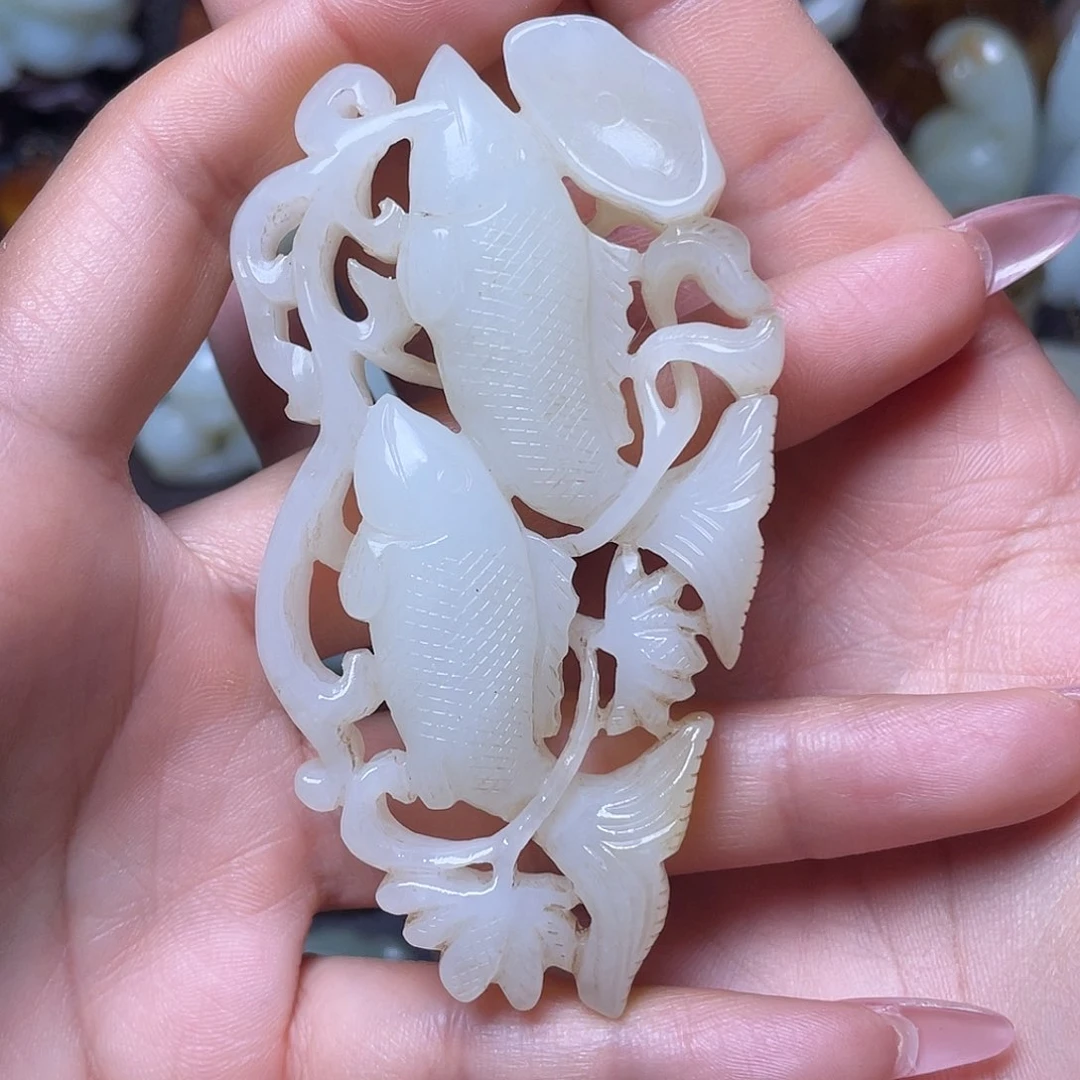 【闪购商品】未镶嵌和田玉挂件爱*瓷