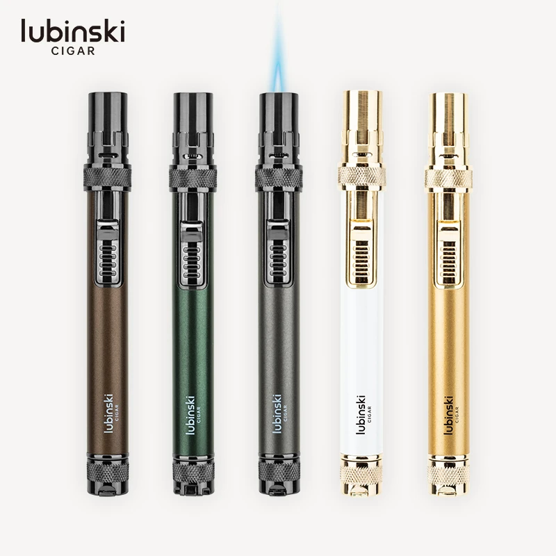 LUBINSKI 高温蓝焰单直冲打火机 YJA-10047