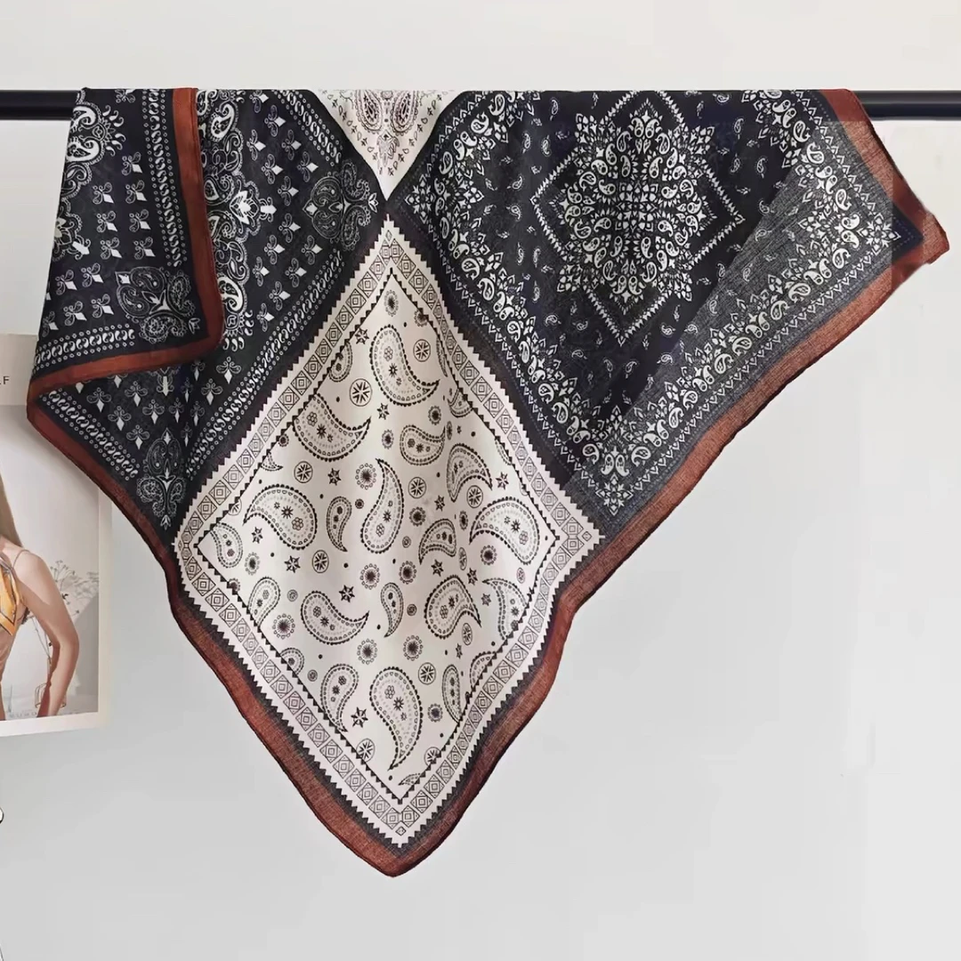 佩斯利复古腰果 棉柔方巾 68x68cm