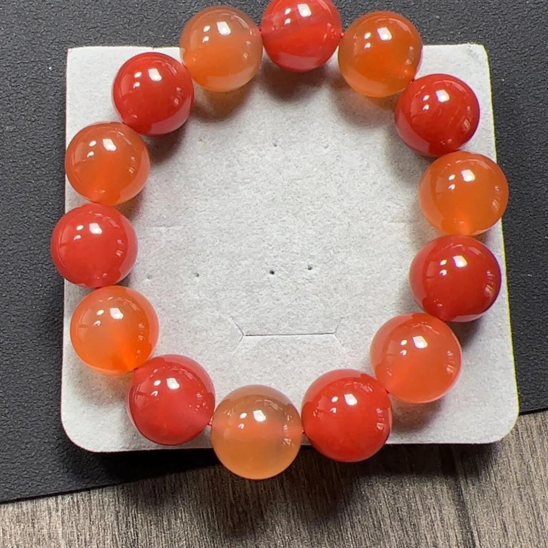南红玛瑙手串未镶嵌好*情