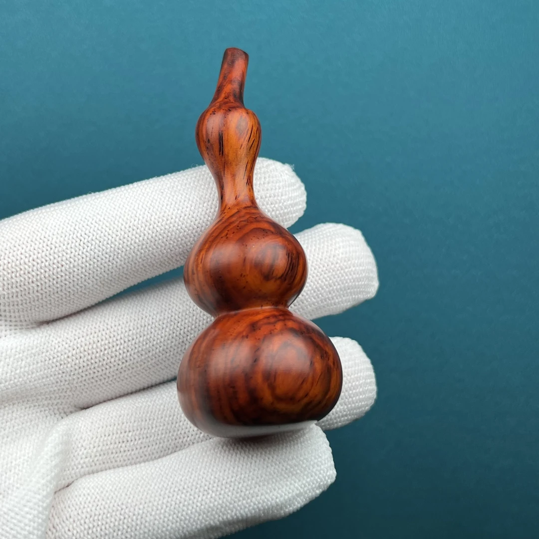 U2742花梨木葫芦 29*74mm一物一图 实物拍摄