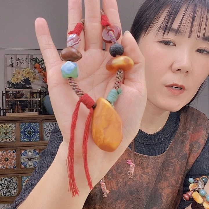 蜜蜡项链未镶嵌项链