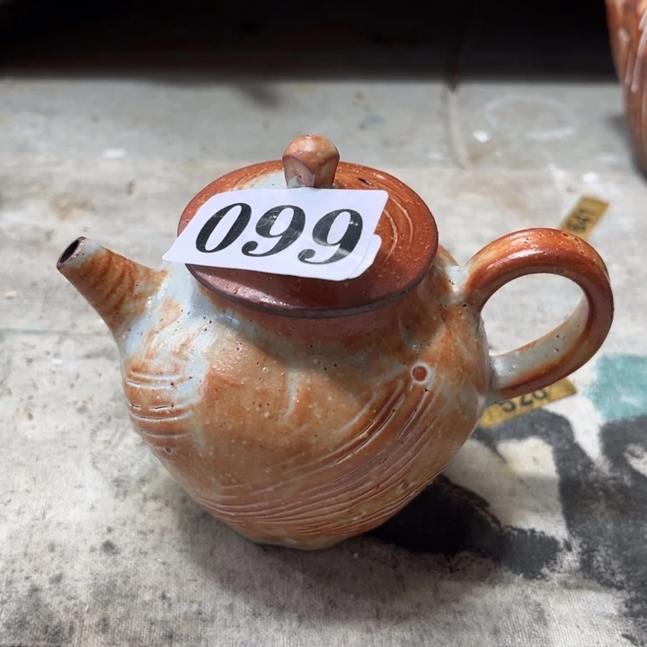 其他全手工柴烧志野壶099