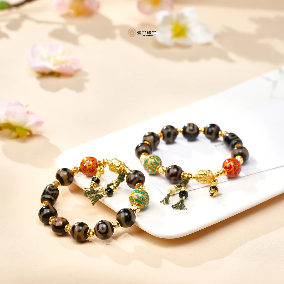 壹加师姐|手工设计老料博古多宝玛瑙素手串多样性发货发一个3249R