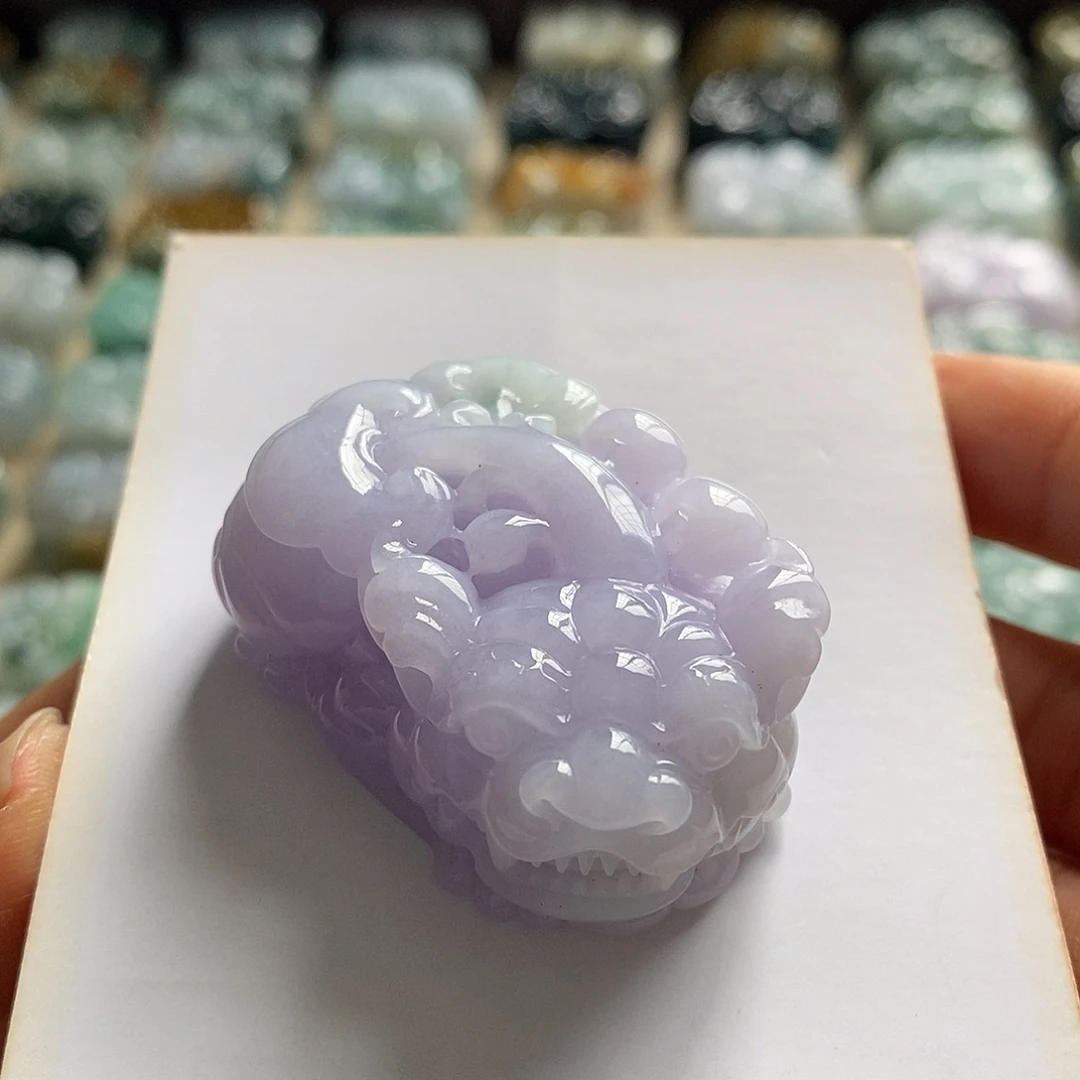 颈饰未镶嵌翡翠天然翡翠貔貅吊坠