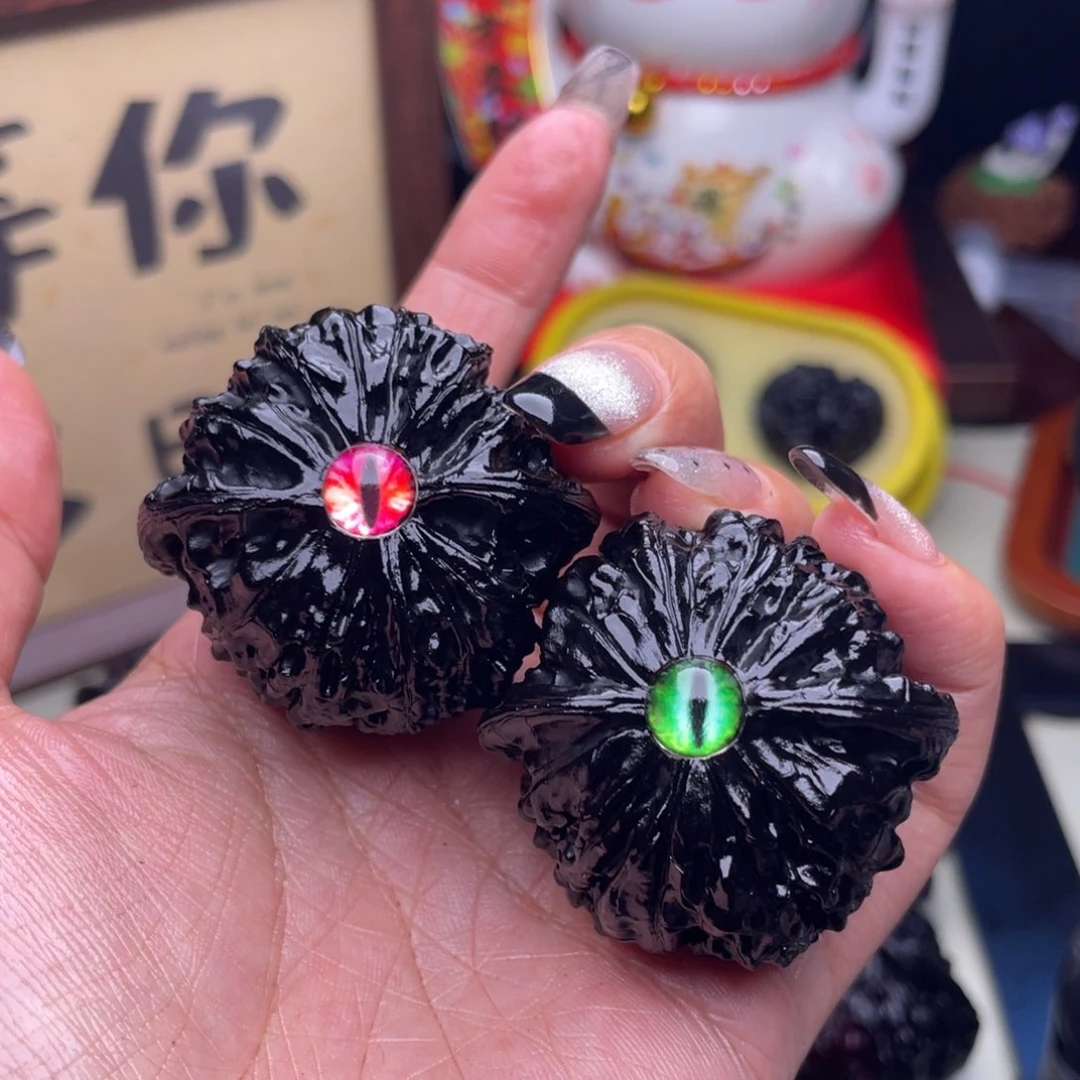 文玩核桃吊坠大胖镶嵌