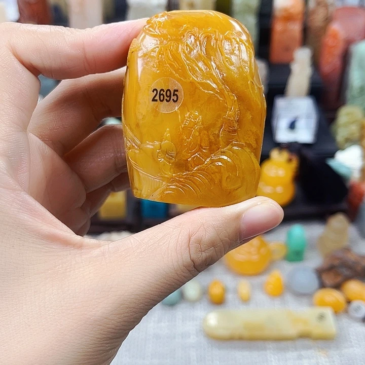 寿山石印石冷*2695包邮bao k