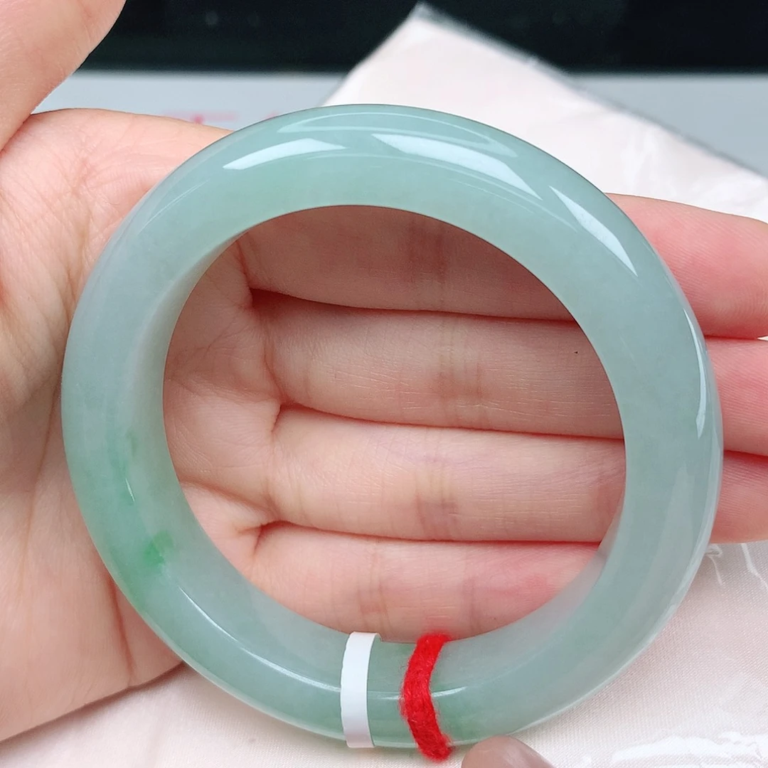 未镶嵌手镯翡翠4满圈天晴绿