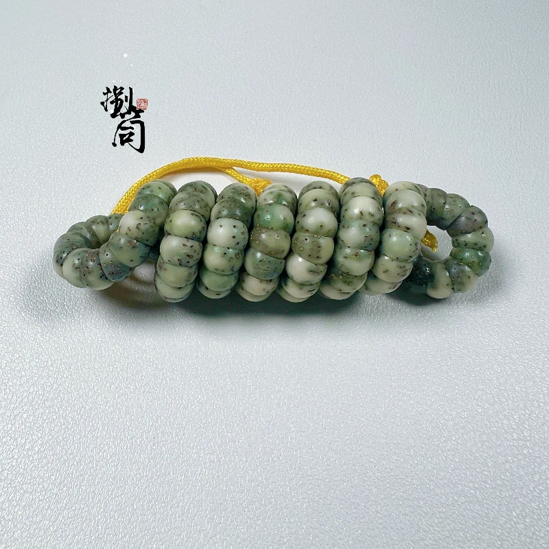 星月菩提原生态石玉料蒜瓣大肠 尺寸7mm