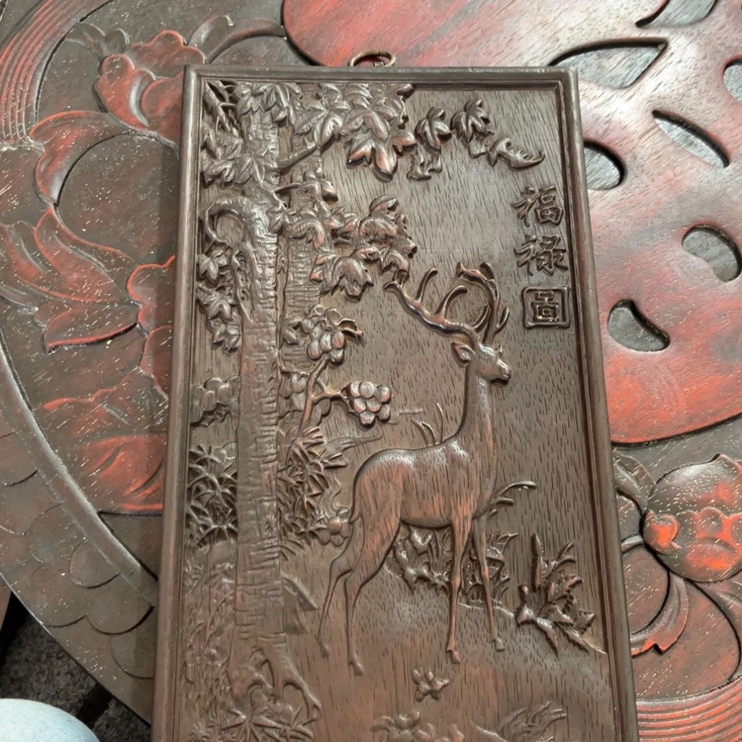 木非洲紫檀木雕牌匾挂匾