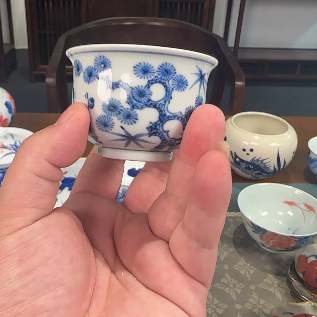 陶瓷杯子景德镇陶瓷艺术手绘