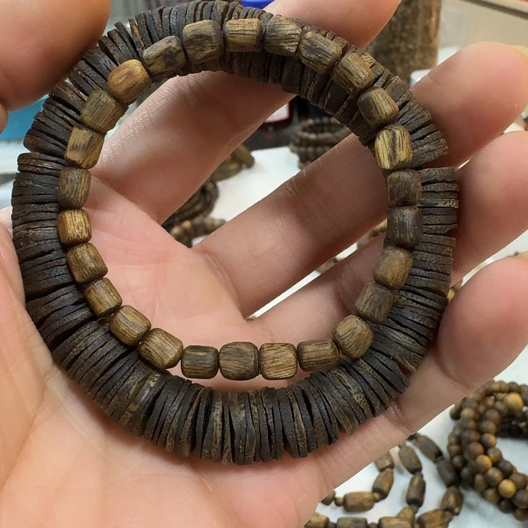 福利款奇楠木药片珠卡12单圈21克