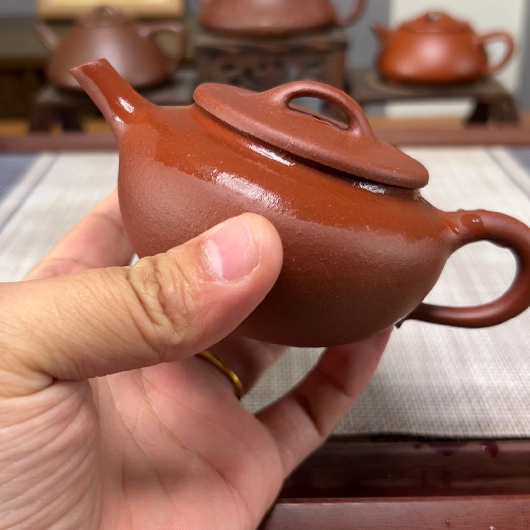 笑***面壶紫砂微瑕茶壶款
