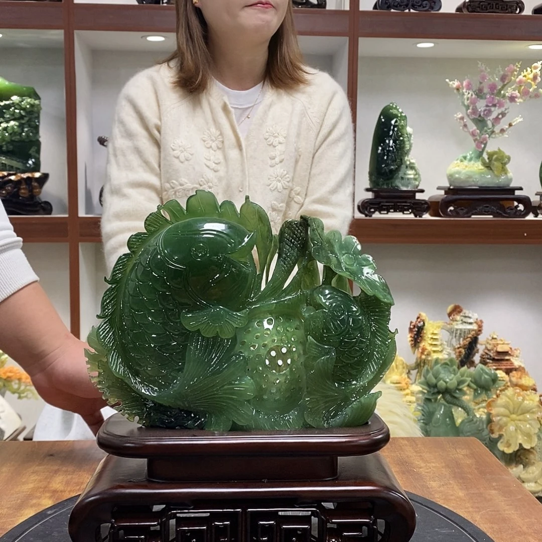 山***空玉山水摆件 玄关摆件