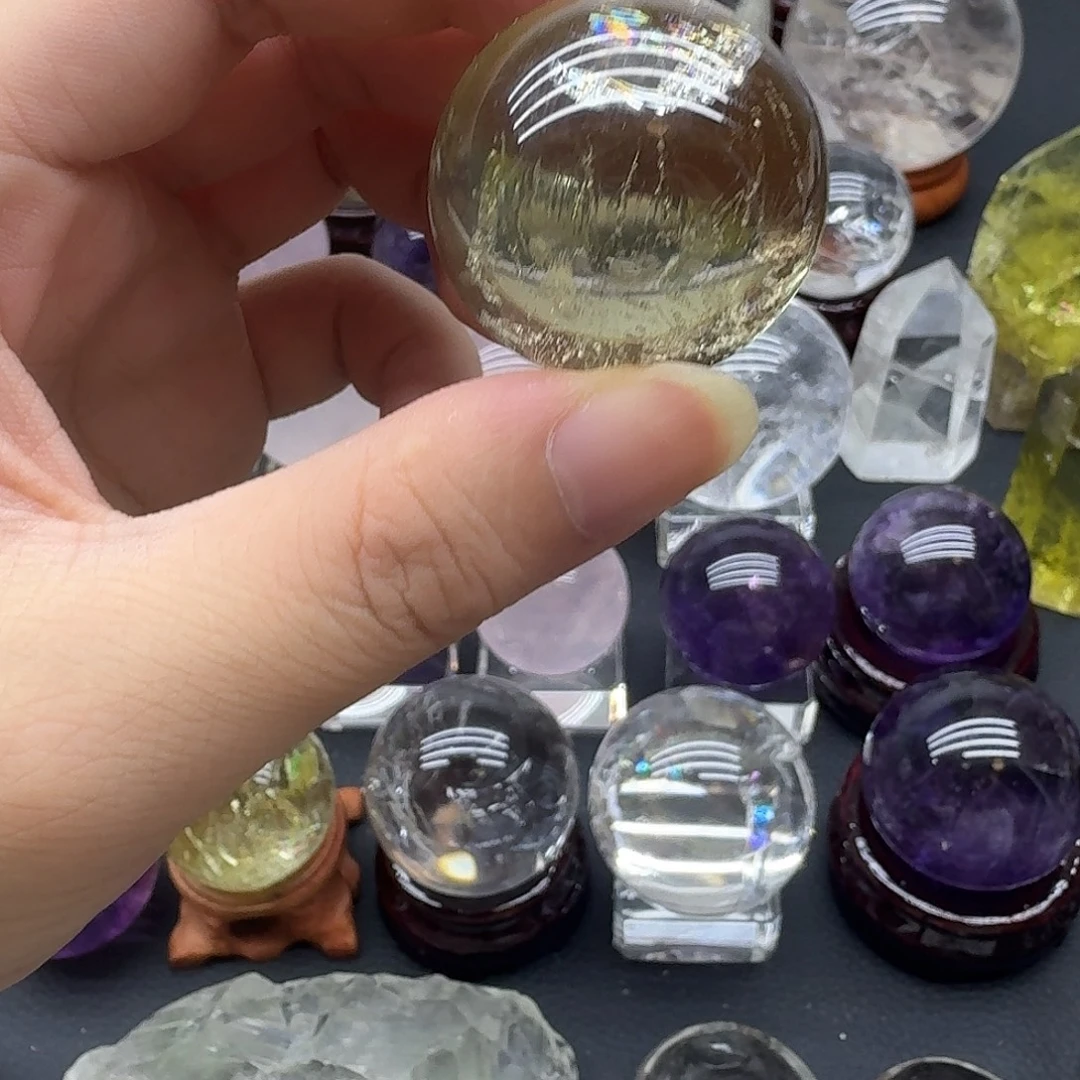 银S925镶嵌珠宝半成品黄晶