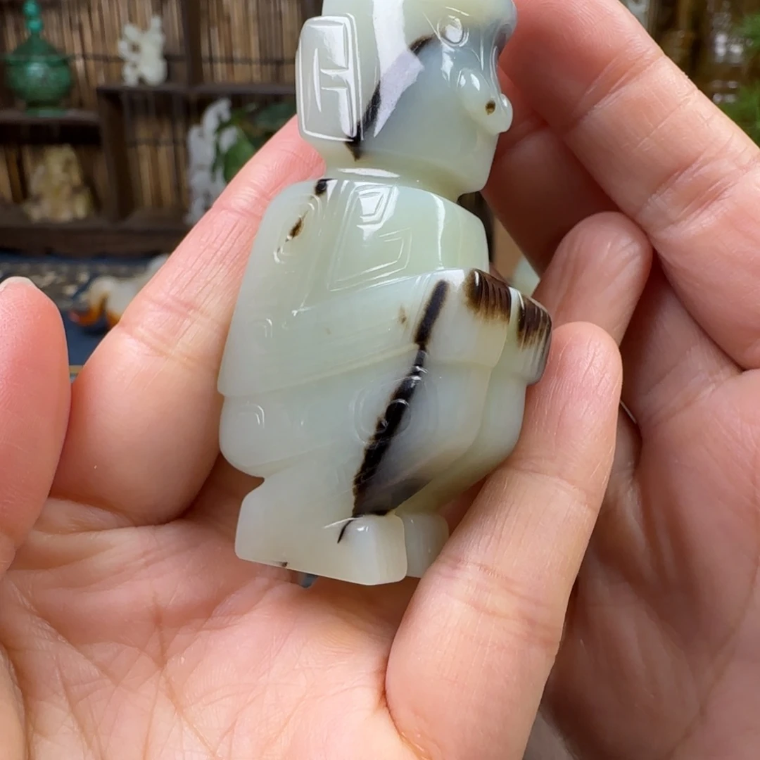 七***光和田玉（糖玉）未镶嵌挂件