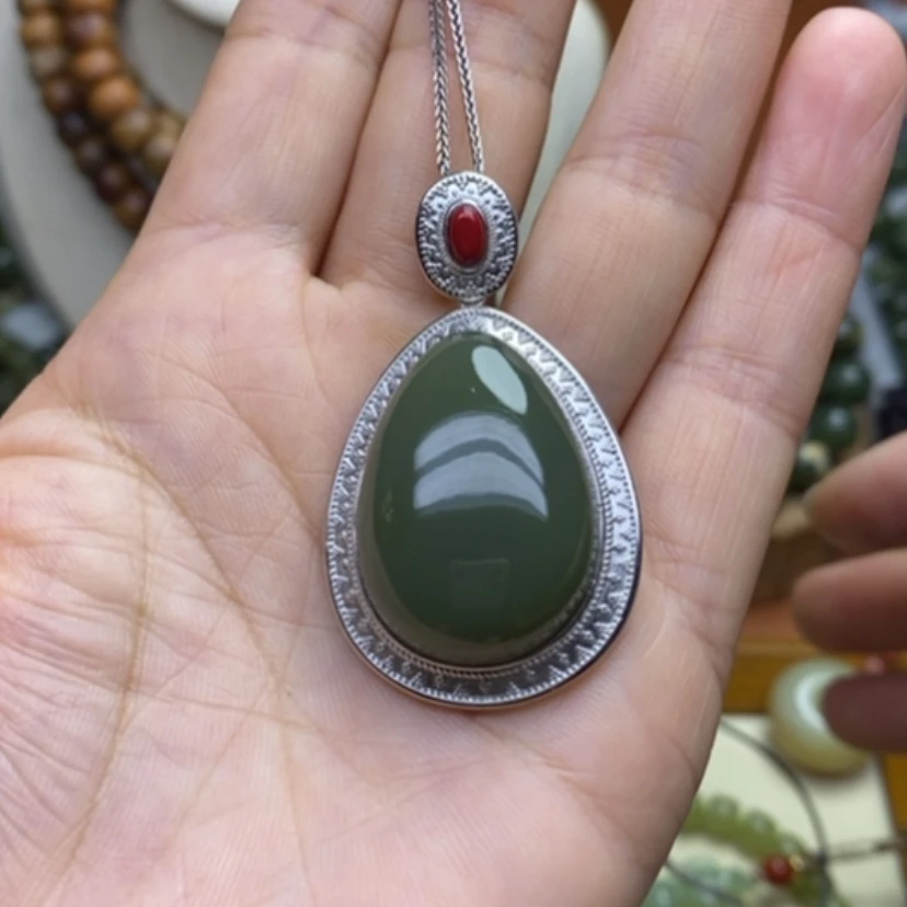 【闪购商品】未镶嵌和田玉挂件朋*