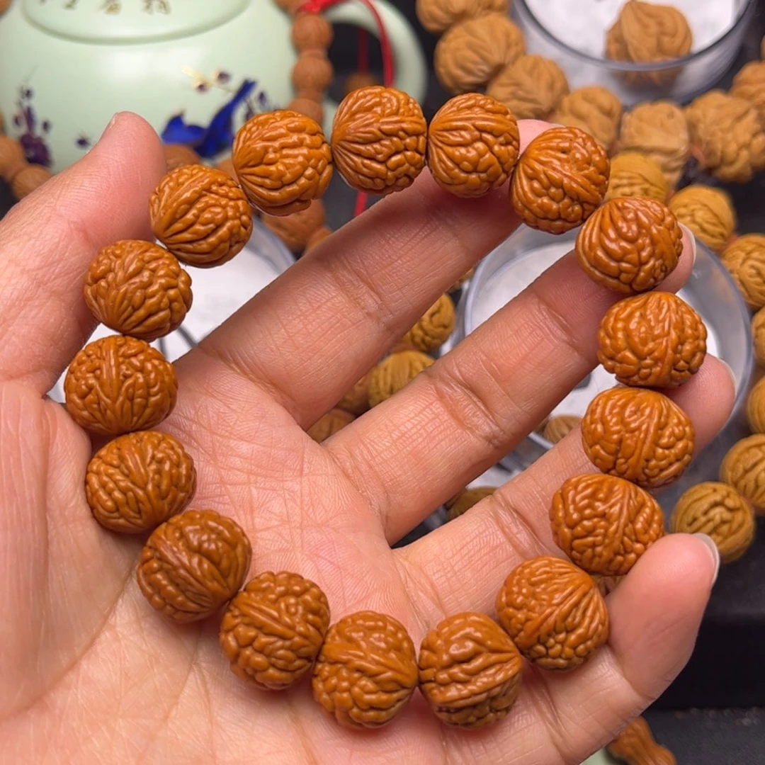 桃核吊坠龙纹桃核