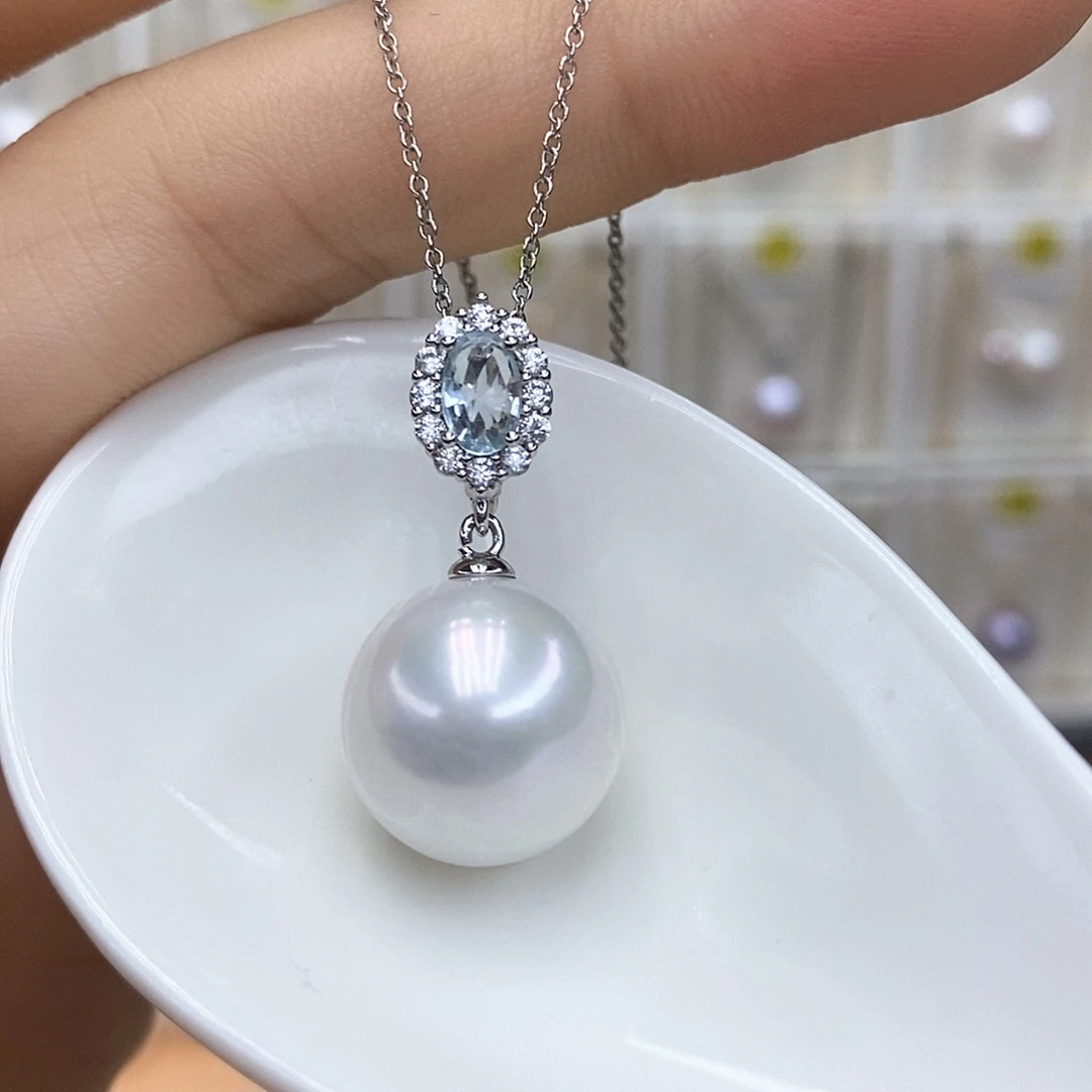 颈饰合金淡水珍珠