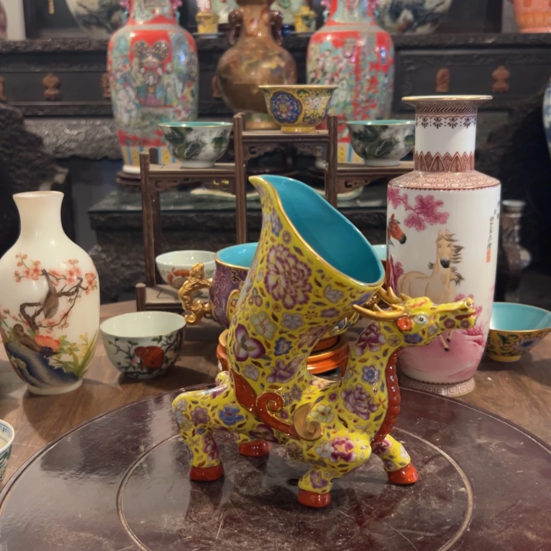 财***婿精品珐琅彩缠枝连瓷器收藏店铺