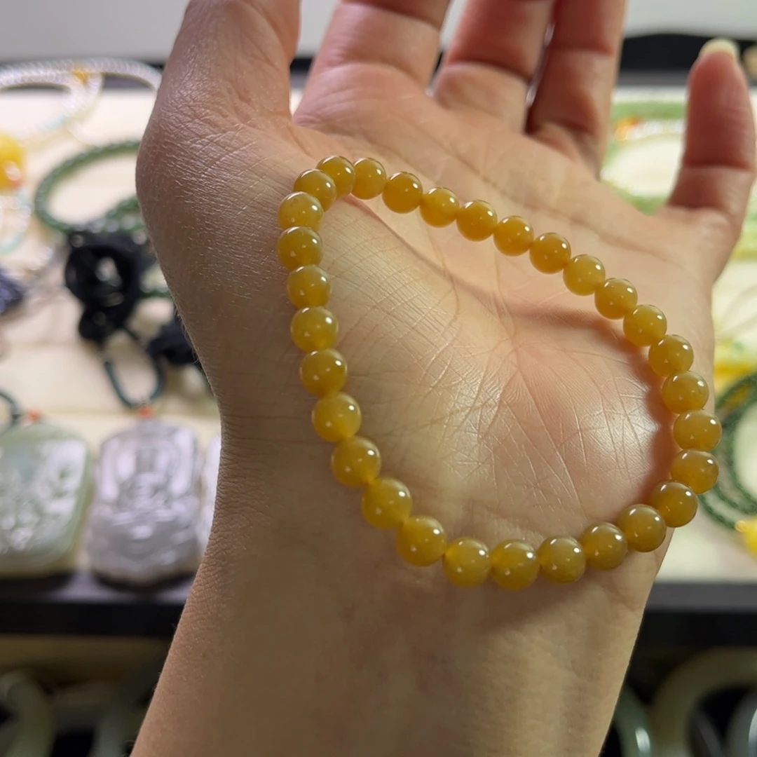 和田玉手链未镶嵌