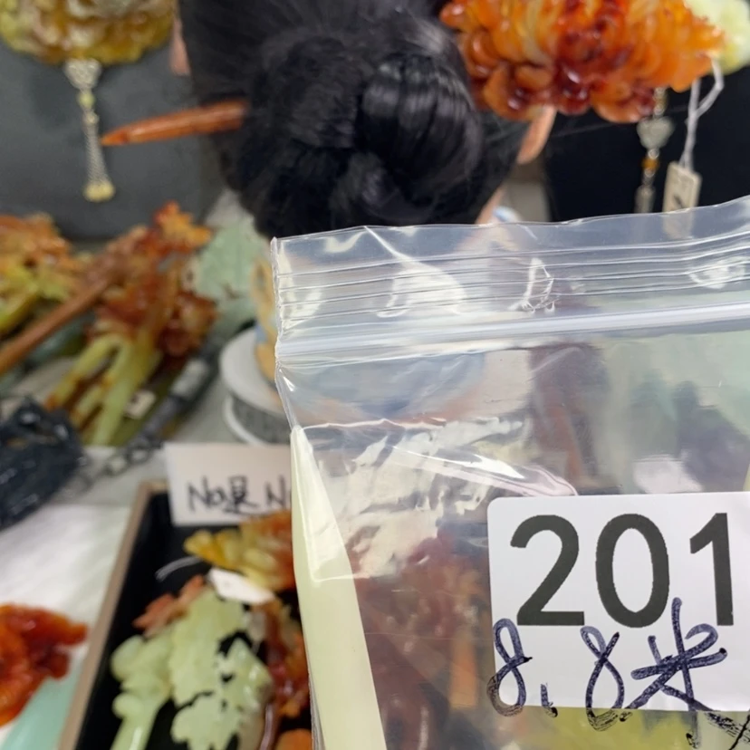 【闪购商品】岫玉发饰未镶嵌多样性发货