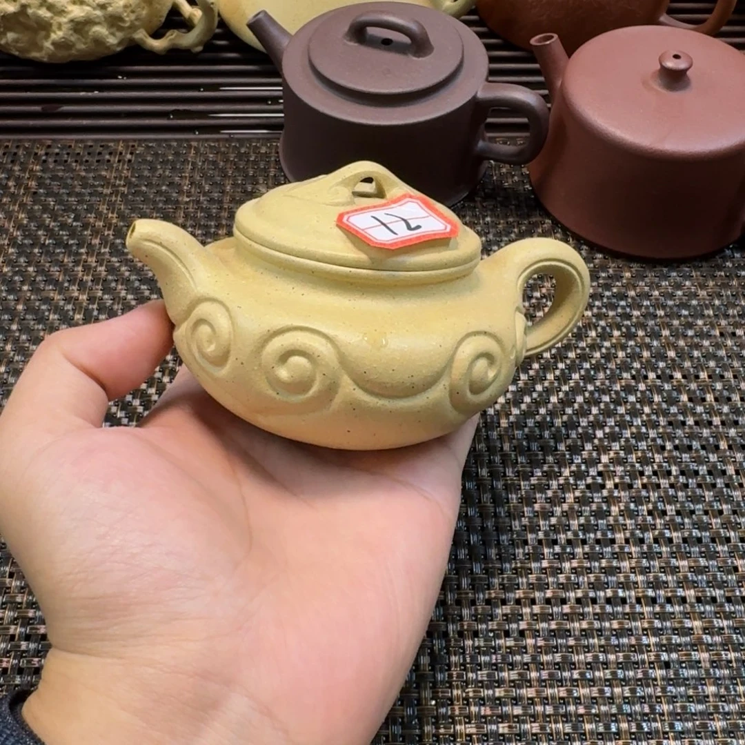 茶壶紫砂12号如意仿古瑕